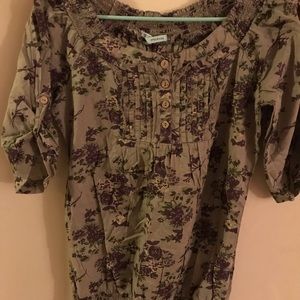 Marices floral hippie style shirt